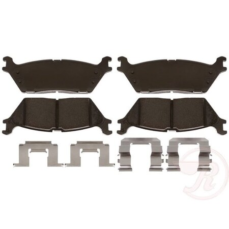 R/M Brakes BRAKE PADS OEM OE Replacement; Ceramic; Includes Mounting Hardware MGD1790ACH